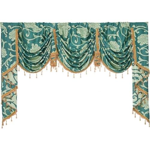 Luxury custom valance Used for curtains at the top (Buy VALANCE dedicated link/Not including Cloth curtain and tulle)