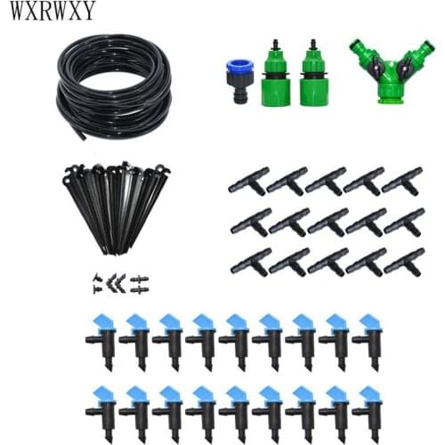 Drip irrigation system watering DIY Automatic irrigation system 4L 8L Dripper Gardening tool kit 2-way watering 1set