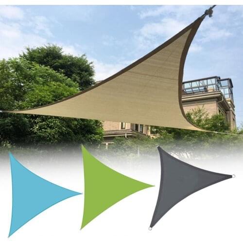 Triangular Sun Shade Waterproof Wear Resistant Dust-proof Garden Patio Pool Triangular Sun Shade for Outdoor Patio Garden Lawn