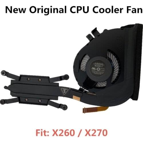 New Original for Lenovo Thinkpad X260 X270 A275 CPU Cooling Fan Heatsink Radiator Cooler Laptop 01HW913 01HW912 01HW914 00UP173