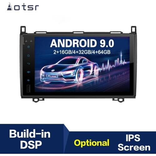 Android 9.0 GPS Navigation IPS Car DVD Player For Mercedes Benz Sprinte B200 Head Unit Multimedia Player Tape Recorder Auto