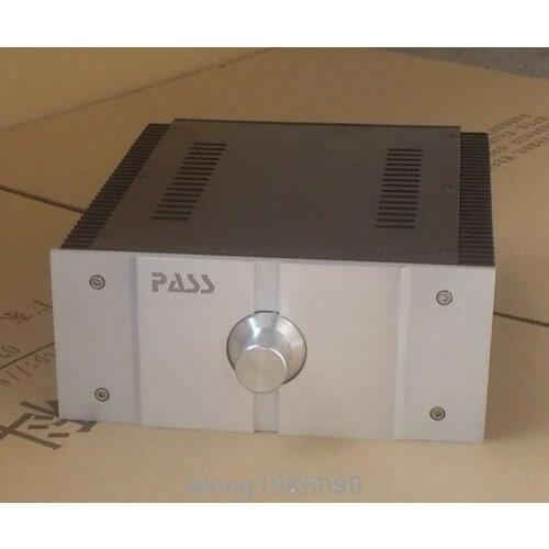 PASS-2 full Aluminum sivler chassis Amp case Power amp DIY cabinet box