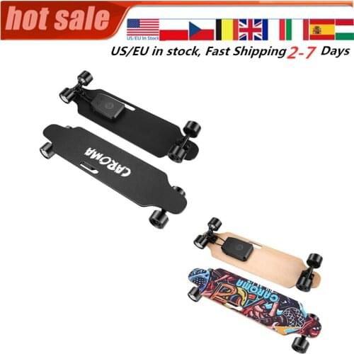 Electric Skateboard PU Wheel Hub Dual-Motor Skateboard with Remote Control