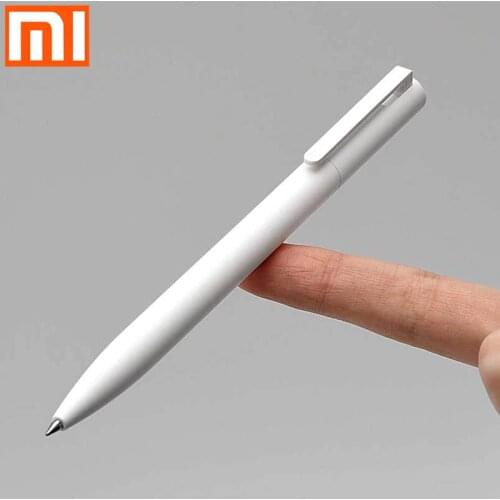 Original xiaomi gel pen 10 sticks writing smooth / light grip / pressed core / water is not easy to lick