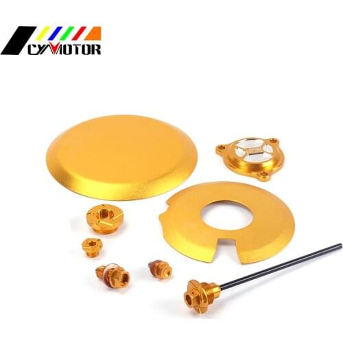 Motorcycle Engine Protective Cover Guard Oil screw Timing Plug Cover Screw Dipstick For SUZUKI DRZ400S SM DRZ 400S 400SM 2000-15