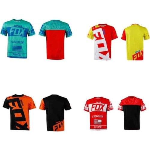 Mens short sleeve cycling jersey moto Jersey Mountain maillot Off Road MTB Bike cycling Jersery Motocross Jersey Breathable