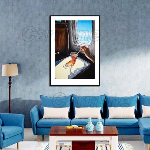 Still Life Painting Leisure Time On The Plane Print Painting Poster Home Living Room and Bedroom Customized Wall Art Decoration