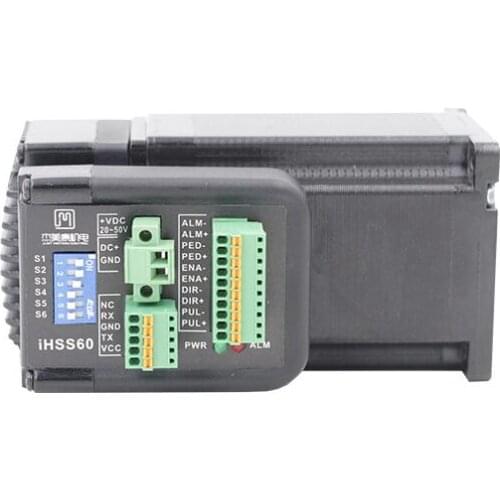 NEMA24 3Nm 425oz.in Integrated Closed Loop Stepper motor with driver 36VDC JMC iHSS60-36-30