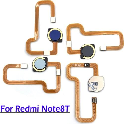 New Fingerprint Flex Cable For Xiaomi Redmi Note 8T Home Menu Button Key Flex Cable Replacement