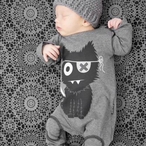 New Cartoon Baby Boy Clothes Long Sleeve Baby Romper Newborn Cotton Baby Girl Clothing Jumpsuit Infant Clothing Cute Cat Product