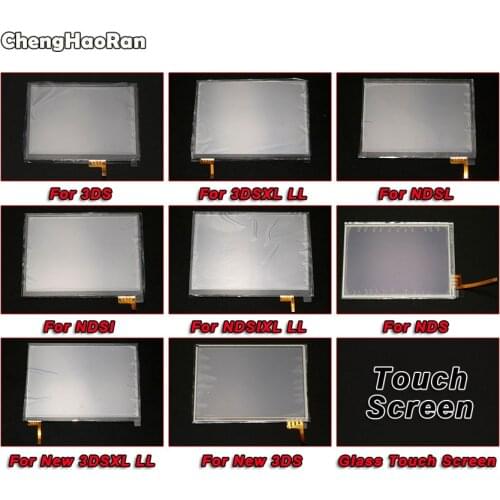 ChengHaoRan Touch Screen Glass Digitizer Lens Replacement for Nintendo 3DS XL LL New 3DSXL 3DSLL NDS NDSL NDSI XL LL