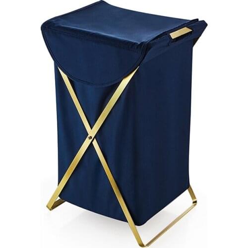 Bencross hamper folding covered laundry basket large bathroom dirty clothes storage basket dirty clothes storage basket