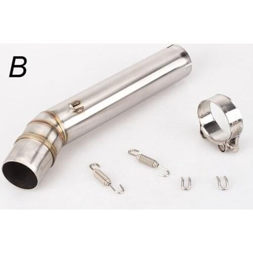 Motorcycle Exhaust Middle Muffler Pipe Tube Escape Connection For CB1300 2003-2014 Years
