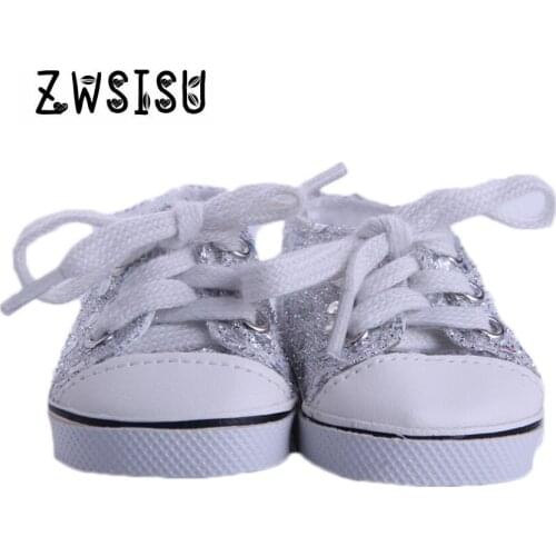 New fashion sequins Shoes fit 43cm zaps, Children best Birthday Gift n546