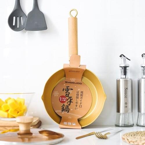 Japanese Aluminum alloy Frying Pan Multifunction Non-stick Pans Deep Pot Big Mouth Pan with Glass Cover Safe Cooking Pan Set