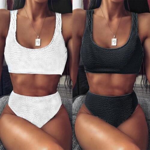 Women Strapless Sexy Swimsuit Two-Piece Swimsuits Bikini Suits Crop Tops Short Pants Minimalist Ladies Beach Seaside Outerwear