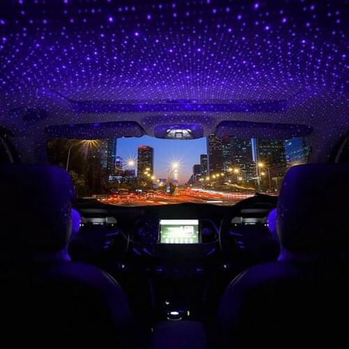 1pcs Usb Led Roof Atmosphere Star Light for Cars and Home Decoration Projector Adjustable Atmosphere Ambient Night Light Lampe