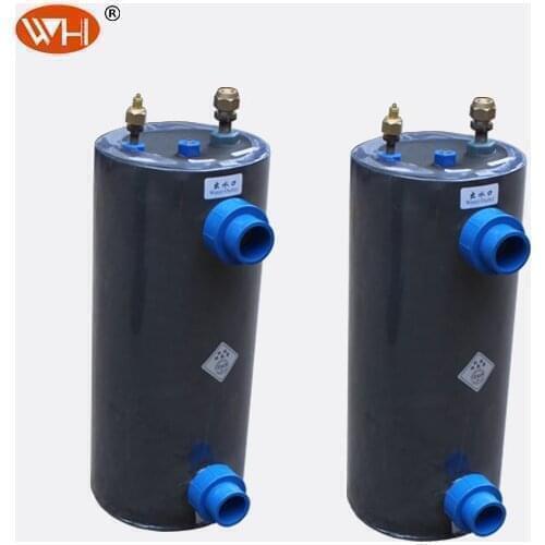 1P Cooling System tube in shell heat exchanger seafood,Titan Heat exchanger in pvc,titanium chillers for aquariums