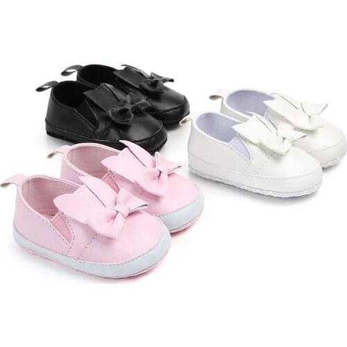2020 The New princess Bow Baby Shoes Soft Sole Baby Girl Shoes