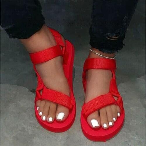 2021 Summer Soft Slip Sandals New Women Buckle Strap Foam Durable Sandals Ladie Outdoor Casual Beach Shoes Sandalias Zandalias