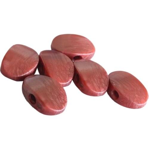 6pc Acrylic Peg Knobs for Guitar Tuner Machine Head Tuning Keys Pearl Red