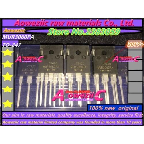Aoweziic 100% new original MUR3060PA MUR3060 TO-247 Ultra Fast Recovery Diode 30A 600V