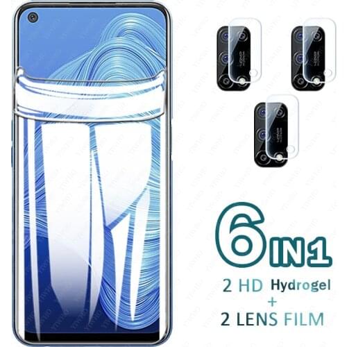 On for Realme 7 5g 7i Global 7Pro Hydrogel Film Premium Screen Protector Film for Oppo Realme X7 8 Pro Ultra Camera Lens Glass