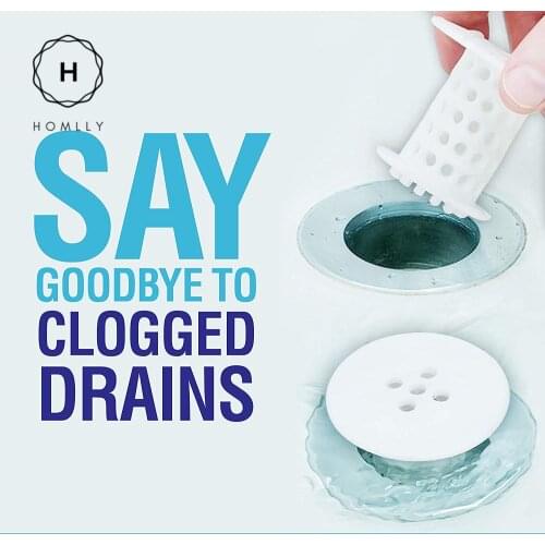 Homlly Tub Shroom Drain Protector Hair Catcher Strainer
