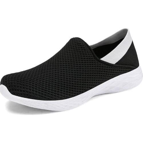 Men Shoes New Mesh Breathable Spring/Autumn Casual Shoes Unisex Couples sneakers Flat shoes Loafers Plus Size 35-47