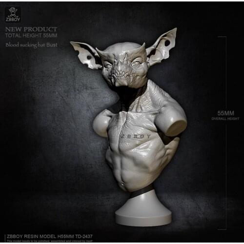 55MM Resin bust figure kits model self-assembled TD-2437