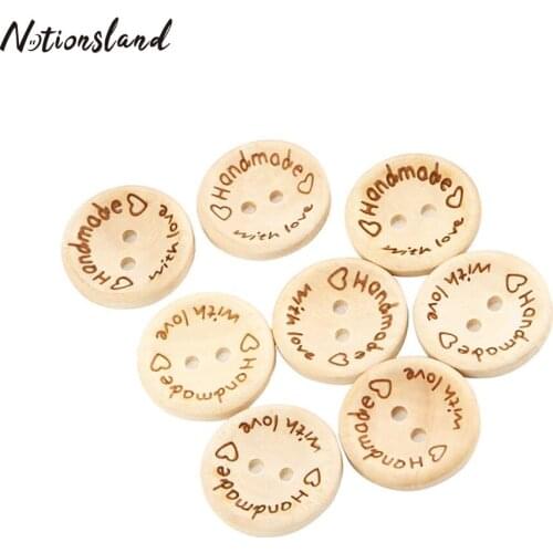 NOTIONSLAND Wooden Buttons