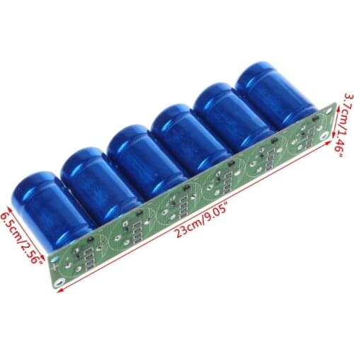 2021 New Farad Capacitor 2.7V 500F 6 Pcs/1 Set Super Capacitance With Protection Board
