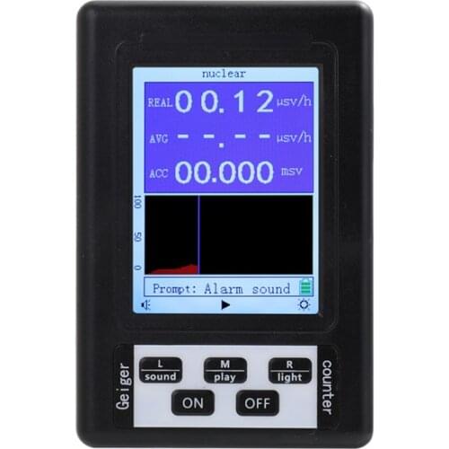 New Professional Portable Digital Display Nuclear Radiation Detector Geiger Counter Semi-functional Type Dosimeter Marble Tester
