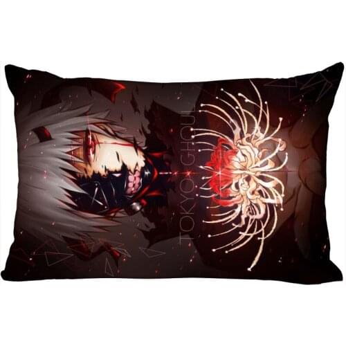 Custom Tokyo Ghoul New Arrival Rectangle Pillowcase Wedding Decorative Pillow Case Customize Gift For Pillow Cover (two-sides)
