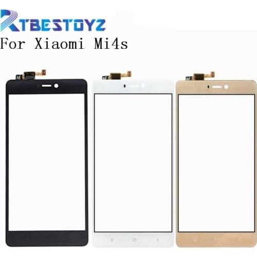 RTBESTOYZ 5.0 inch For XiaoMi Mi 4S Mi4s Touch Screen Digitizer Sensor Replacement Original Touch Panel Perfect Repair Parts