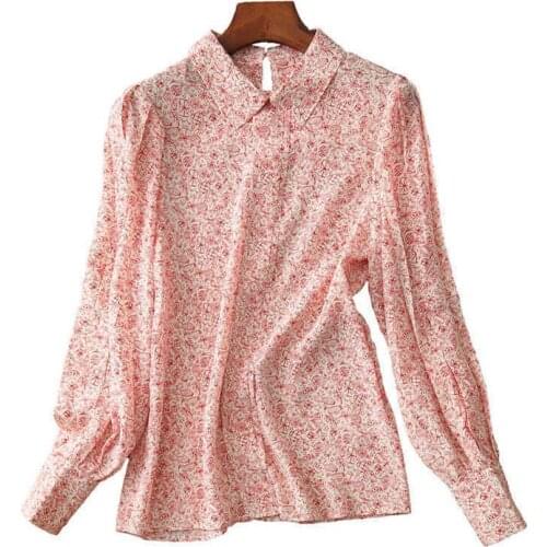 SURUFENG Red Blouses