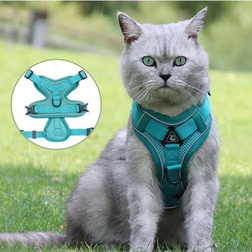 New Pet Supplies Reflective Harness Leash Set for Cats Puppy Dogs Adjustable Pull Vest with Running Jogging Leads Belt
