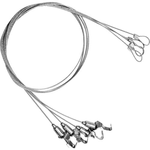 Stainless Steel Wire Rope Hanging Picture Line Hanging Picture Hook Exhibition Hall Hanging Picture Hook Hanging Rope Hook Track