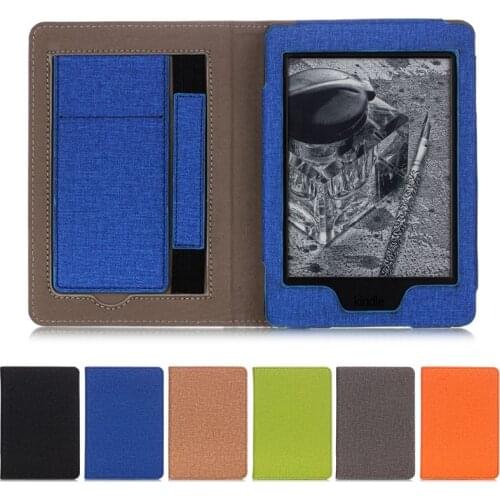 Universal Protective Case E-book Cover Magnetic Solid Color Smart Case Protector for Kindle Paperwhite 1 2 3 4 Accessories