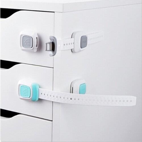 Protect Baby Safety Fridge Lock Safe Fridge Drawer Door Cabinet Cupboard Kids Toddler Safety Locks White Durable Plastic