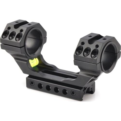 1Inch /30mm Double Ring Scope Mount 20mm/11mm Picatiny Rail W/Bubble Level For Rifle