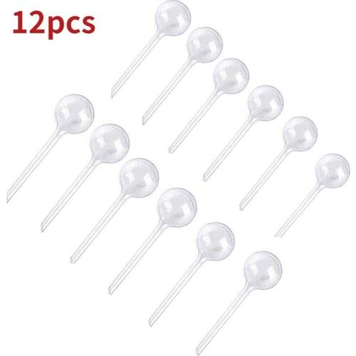 12Pcs Plant Watering Plastic Bulbs Automatic Self-Watering Globes Watering Bulb Plant Balls Garden Water Device Gardening Tools