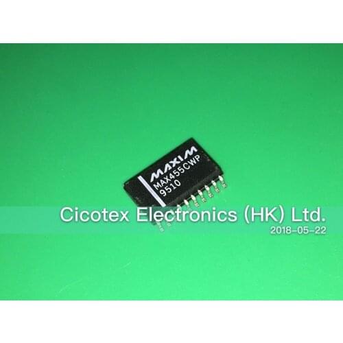 2pcs/lot MAX455CWP+T SOP20 MAX455CWP IC MUX VIDEOAMP 8CH 50MHZ 20SOIC MAX455 CWP