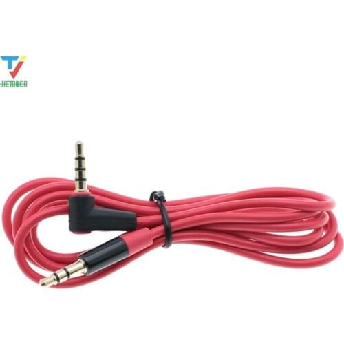 300pcs/lot High quality 3.5mm Male to Male Detox/Pro Headphone Replacement Audio Extension Cable AUX Cable wholesale cheap