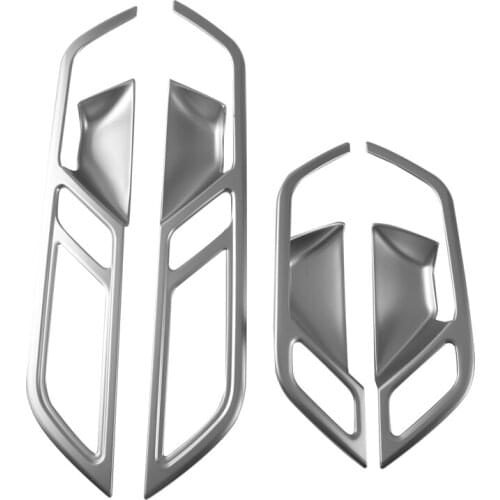 4Pcs Car Door Doorknob Handle Bowl Frame Cover Trim for - A6 2019-2021 Car Accessories