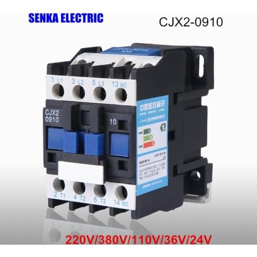 9A CJX2-0910 3P+NO AC Contactor LCD-0910 380V 220V 110V 36V 24V