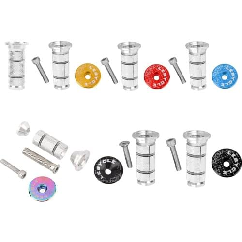 Bike Headset Expander 1'' 1-1/8'' Compressor Stem Top Cap Screw Expand Bolt