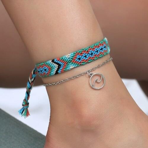 Anklets for Women Fahion 2020 Foot Chain For Girls Charms Beach Anklet Best Friend Jewellery bijoux femme 2020