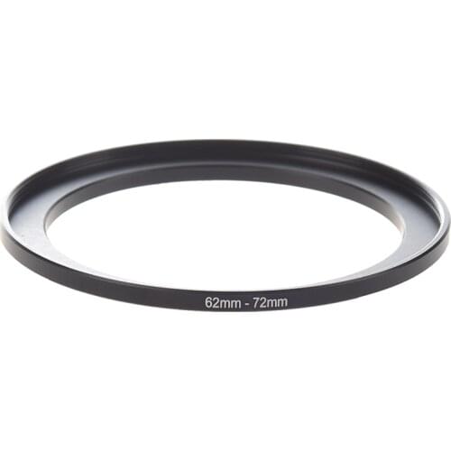 Camera Parts 62mm-72mm Lens Filter Step Up Ring Adapter Black