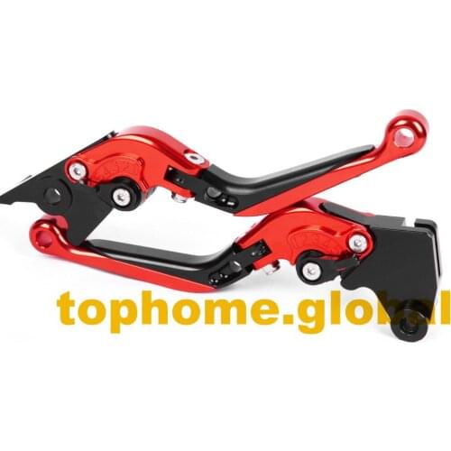 For Honda CBR500R/CB500F/X 2013 - 2018 CNC Foldable Extendable Brake Clutch Levers Red & Black 2017 2016 2015 2014